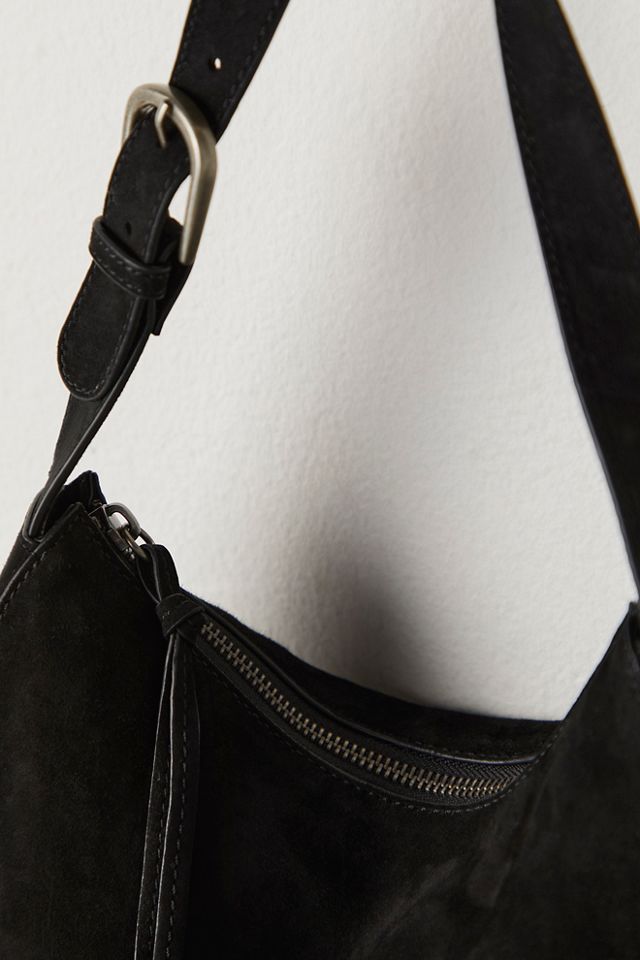 Sina Suede Shoulder Bag