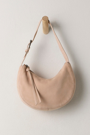 Sina Suede Shoulder Bag by Free People in Pink