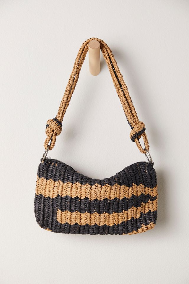 Santorini Straw Shoulder Bag #1