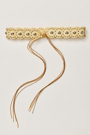 Follow Your Arrow Wrap Belt at Free People in Banana Cream