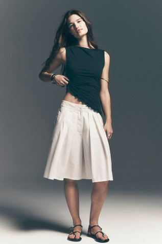 Short pantalon en lin City Everly