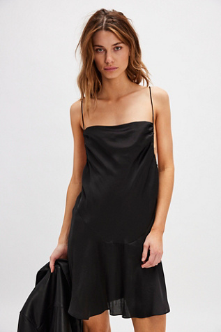 Spring Fling Mini Slip By Intimately At Free People In Black, Size: Small