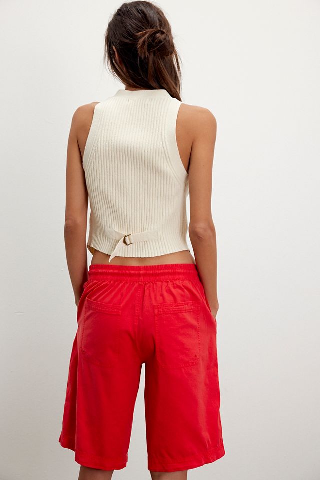 Saylor Poplin Pull-On Shorts #2