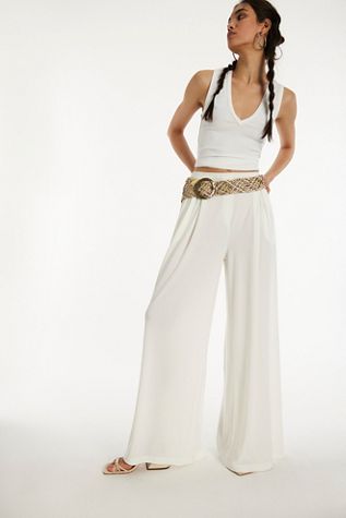 Zulu & Zephyr Chartreuse Wave Pants | Free People