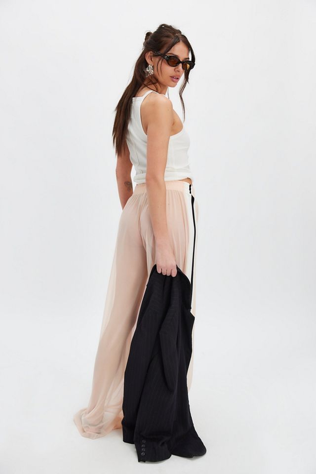 Norma Kamali Elephant Side Stripe Pants | Free People