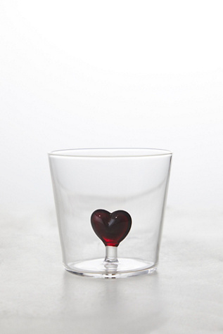 Heart Icon Tumbler by Rosenthal Sambonet USA at Free People in Red