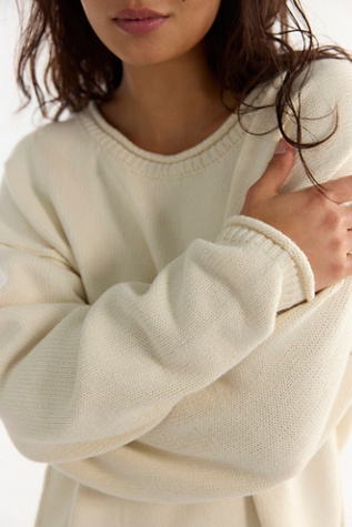 We The Free Ella Roll-Neck Cotton Knit Sweater