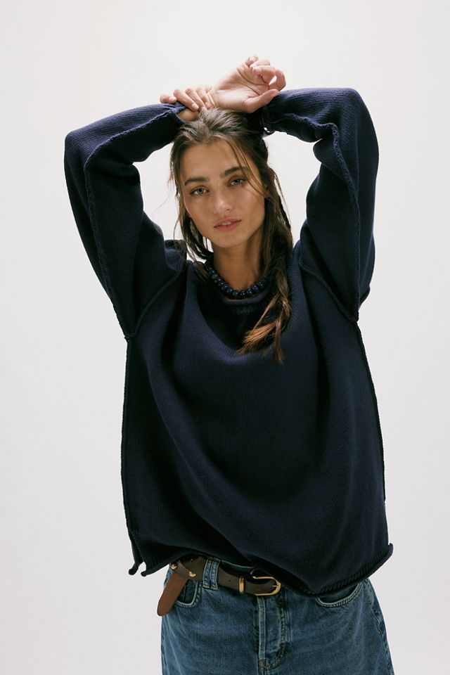 We The Free Ella Roll-Neck Oversized Sweater | Free People