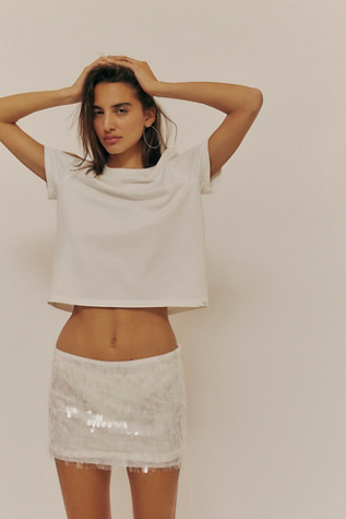 Third Form Luminous Skirt at Free People in Cream, Size: US 10