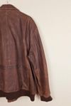 Vintage Brown Leather Jacket Selected By The Igala NYC