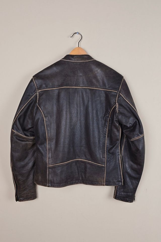 RARE Vintage River Road Leather Biker Jacket Selected By The Igala NYC #3