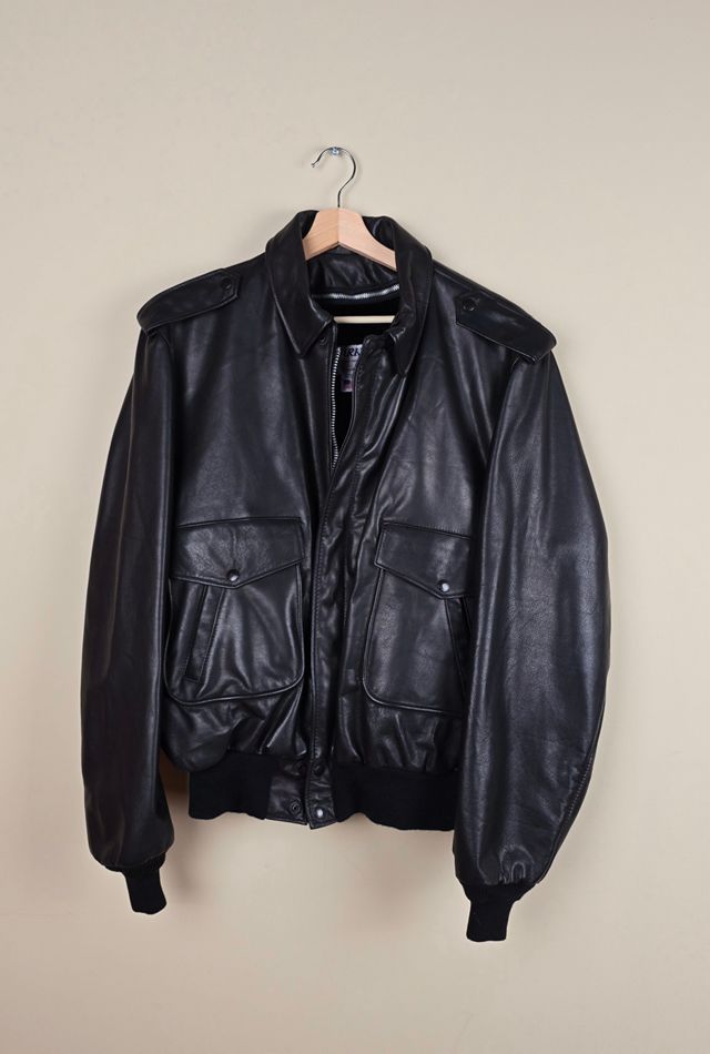 Vintage Aviation Pilot Leather Jacket Selected By The Igala NYC #1