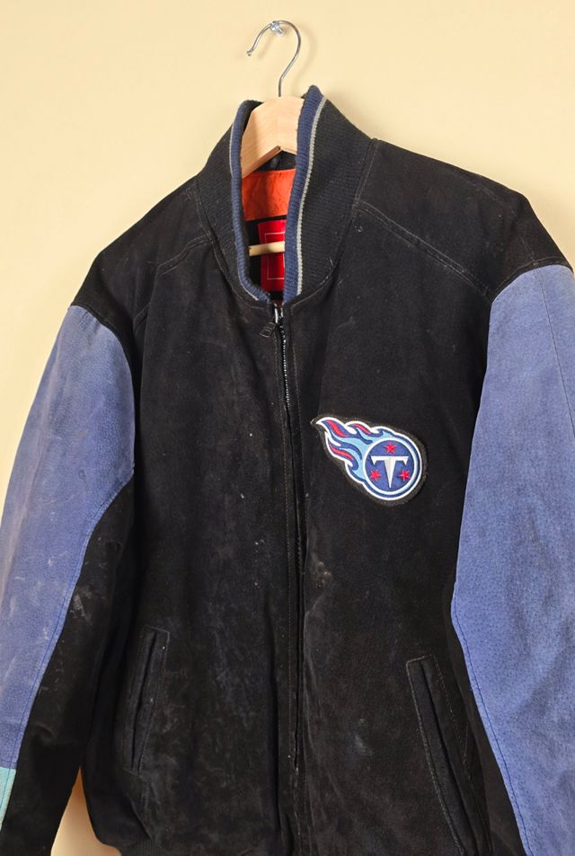 Vintage NFL Tennessee Titans Leather Jacket Selected By The Igala NYC #2