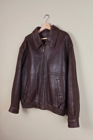 Vintage Textured Leather Jacket Selected By The Igala NYC