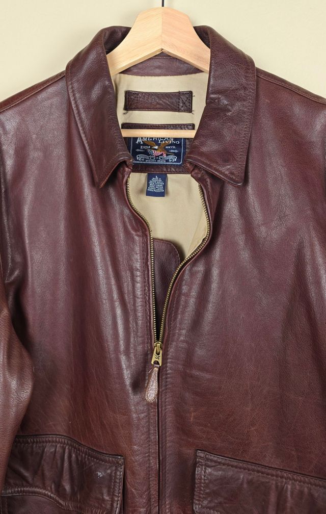 Vintage Leather Jacket - Brown Selected By The Igala NYC