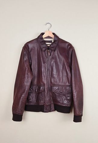 Vintage Leather Jacket - Brown Selected By The Igala NYC
