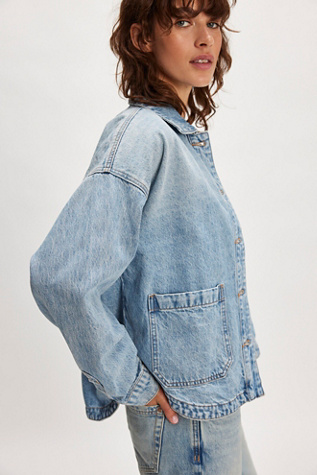 Blank NYC Together Again Jacket at Free People in Blue, Size: S
