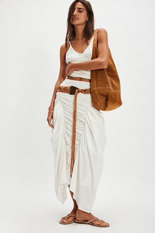 Woodrose Deli Vacation Dreaming Skirt at Free People in White, Size: S