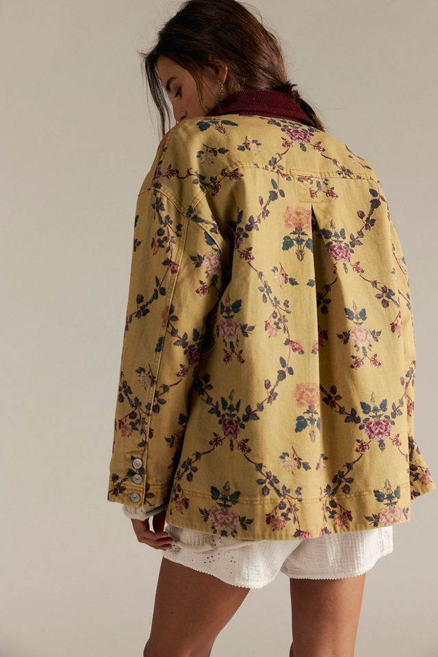 We The Free Printed Denim Barn Coat #3