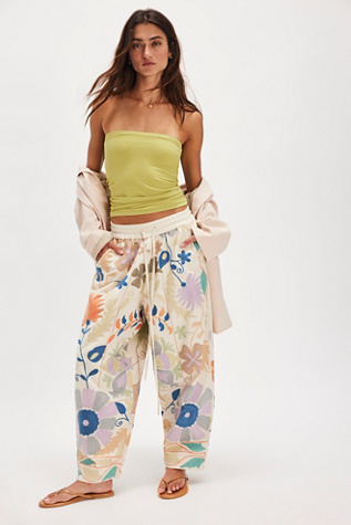 Pantalon de Marché Rujuta Sheth en Mosaïque De Jardin, pour femme taille: XS/S chez Free People