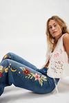 Driftwood Pull-On Wide-Leg Jeans