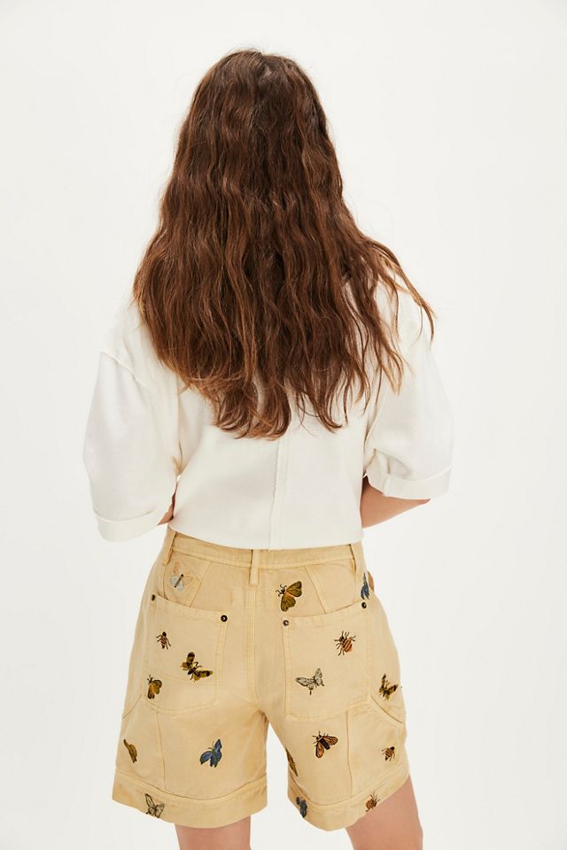 We The Free Milo Garden Party Embroidered Shorts #1