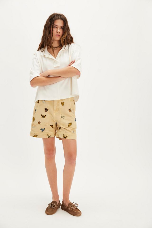We The Free Milo Garden Party Embroidered Shorts #2