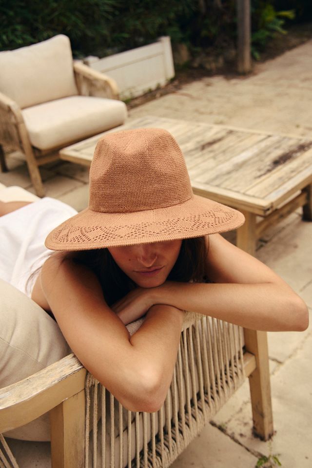 Knit Crochet Packable Fedora #4