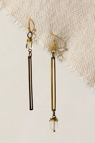 Marly Moretti Crystal Stone Earrings