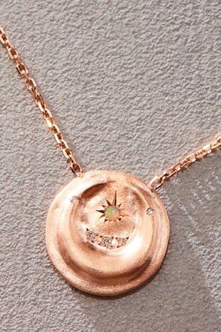 Женское колье Sirciam Jewelry Sirciam Sand Dollar, цвет: Розовое золото — фото 2