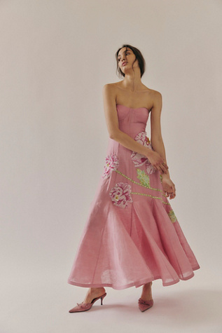 La Fuori Peony Petaleeza Corset Gown