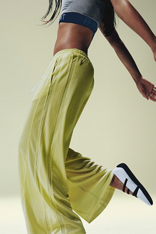 Overtime Mesh Pants by FP Movement at Free People in Sour Citrus, Size: XS