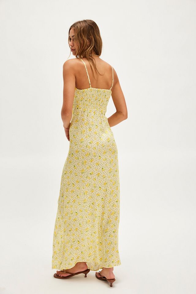 Lemon Slip Dress #1