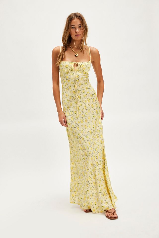 Lemon Slip Dress #2
