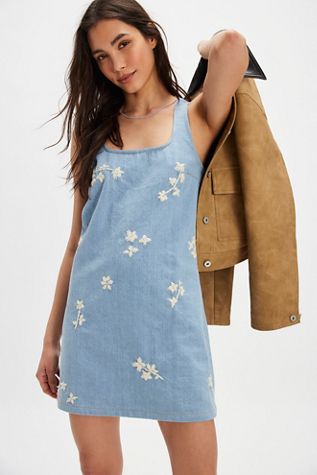 Robe Mini en Denim Tach Dakota