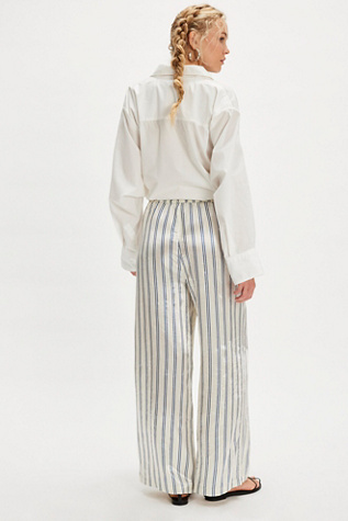 The Tiny Big Sister Striped Pull-On Trousers