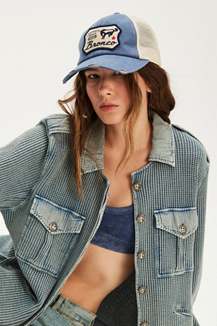 Bronco Baseball Hat By American Needle At Free People In Blue