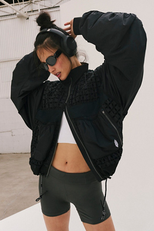 Lace To Lace Jacket by FP Movement at Free People, Black, L