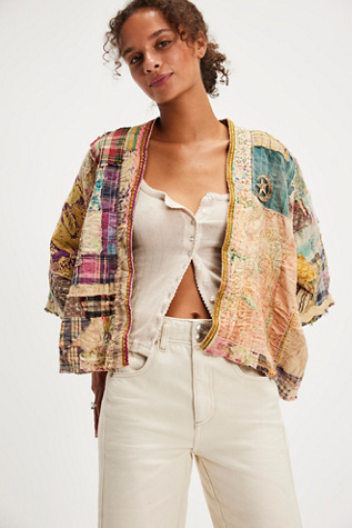 Magnolia Pearl Madras Jacket At Free People