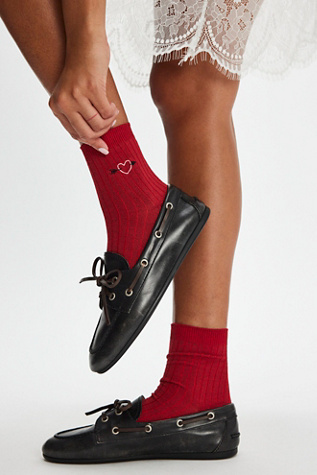 Icon Trouser Socks At Free People In Heart