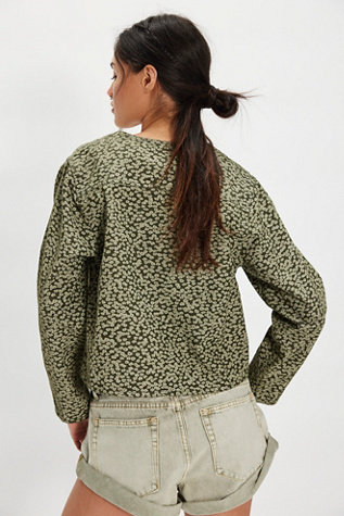 Flowers Denim Jacket