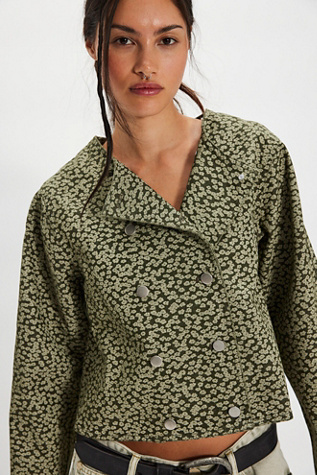 Flowers Denim Jacket