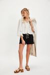 DONNI. The Stripe Eco-Terry Shorts