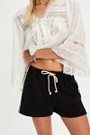 DONNI. The Stripe Eco-Terry Shorts