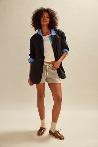 DONNI. Le Short Rayé en Éponge Écologique