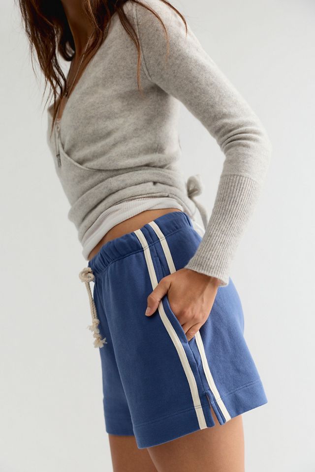 DONNI. The Stripe Eco-Terry Shorts #2