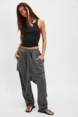 Asparagus Inside Out Baggy Pants