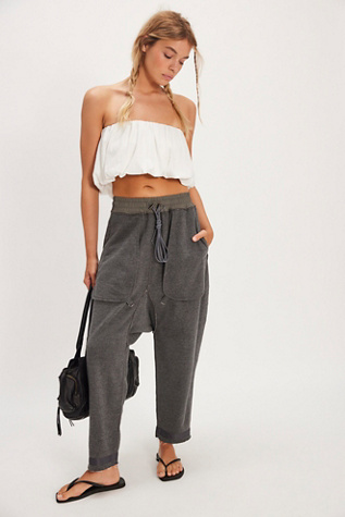 Asparagus Inside Out Baggy Pants