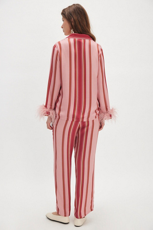 Sleeper The Bow Stripe Pajama Set
