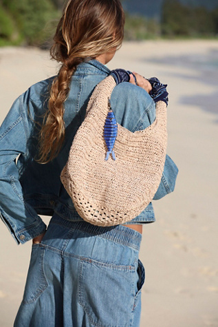 Sintra Straw Tote Bag by FP Collection at Free People in Tan